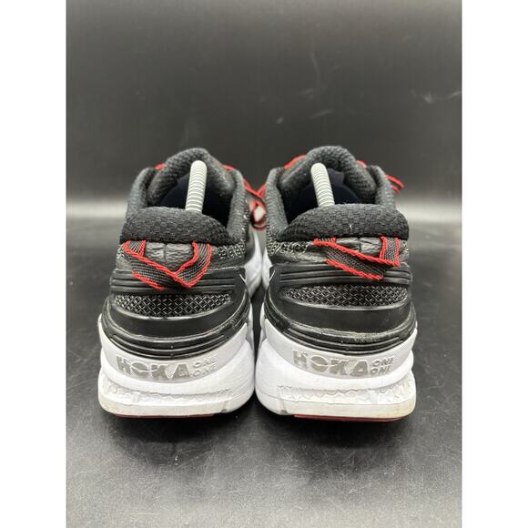 Hoka One One Vanquish Running Shoes Mens Size 11 Sneakers 1007874 Black red main image 7